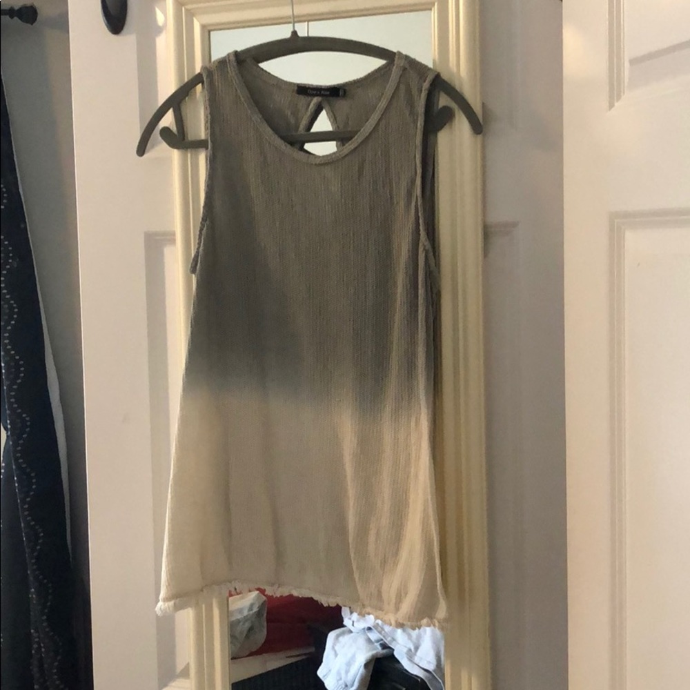 Sage and Cream tank top